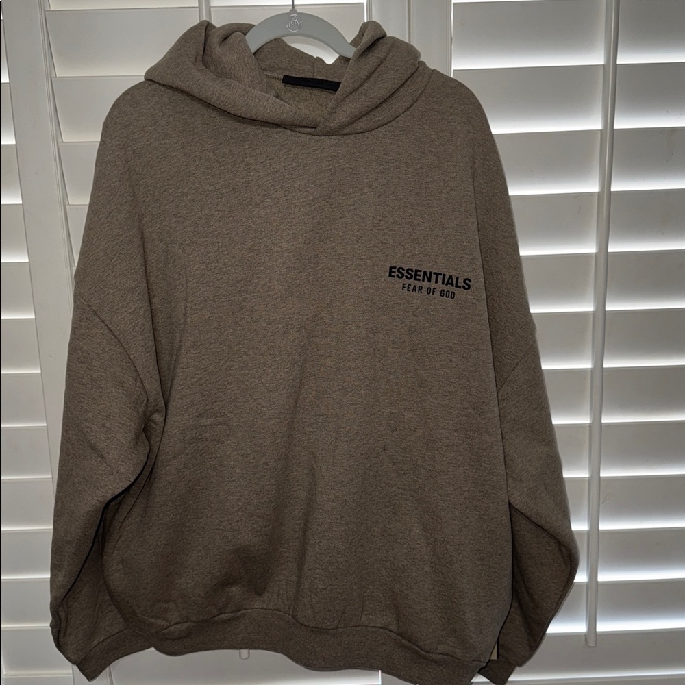 Essentials FEAR OF GOD ✨ Gray Hoodie NWT ⚡️fast and reduced shipping ! - Picture 2 of 5